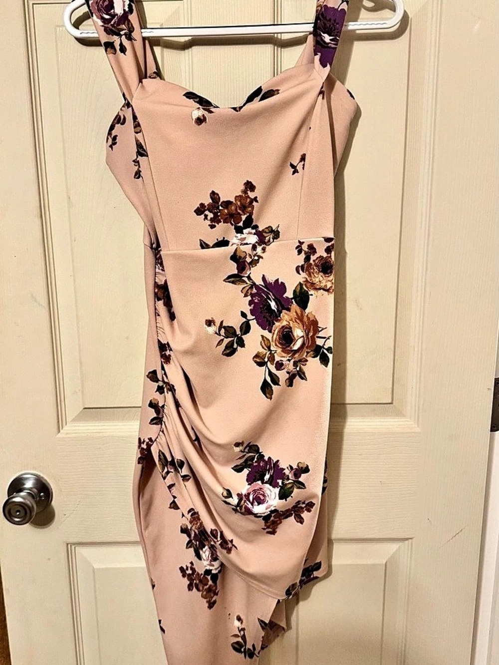 Windsor Floral Midi Dress in Pink
